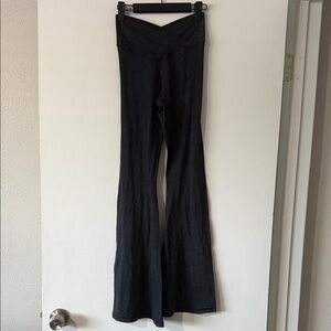 Elegant Black Flared Women's Leggings